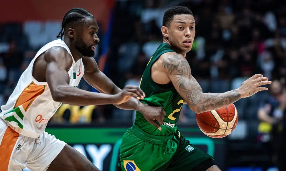 Brasil vence Costa do Marfim e avança na Copa do Mundo de Basquete